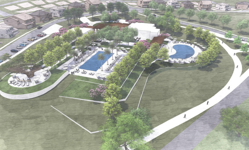 The development will include an amenity center in the City of Aledo, valued at about $4.5 million.